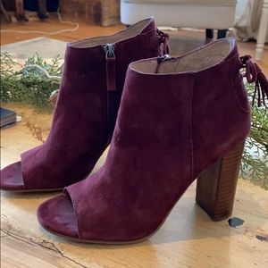 SOLD! Peep toe Booties